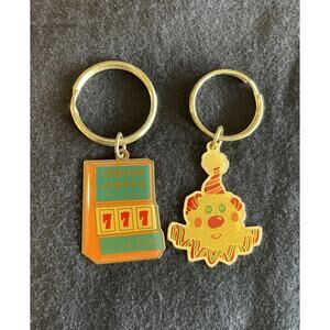 Vintage Circus Circus Keychain Lot Las Vegas Hotel Casino Clown
